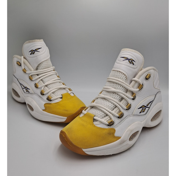 Reebok Other - Size 9.5 - Reebok Question Mid Yellow Toe - FX4278